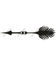  Art feathered arrow