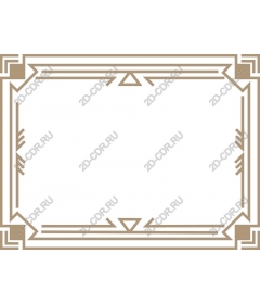 Frame "the Elegance of the art Deco style"