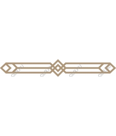  Elegant geometric border clipart
