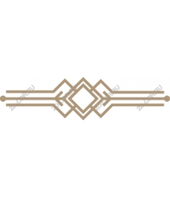 The separator in the art Deco style