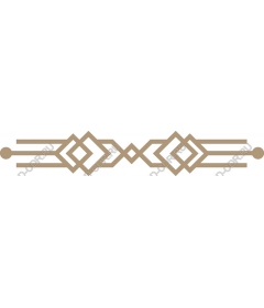  Elegant border in the style of art Deco