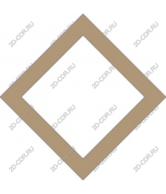  Elegant diamond shape