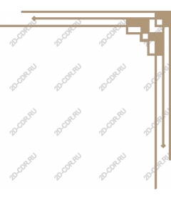  Elegant geometric border