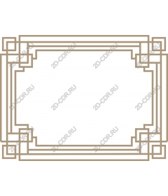 Frame "the Elegance of the art Deco style"