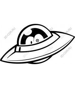  Cartoon UFO