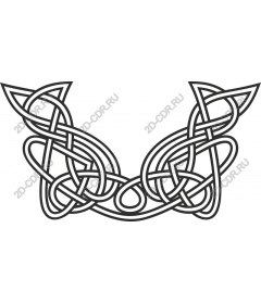 The intricate Celtic knot