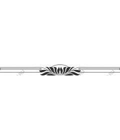  Elegant floral ornamental divider