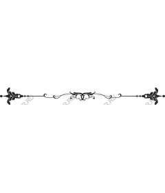  Elegant floral ornament