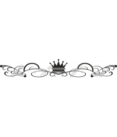 Royal crown decorative