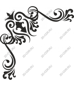 Exquisite corner decorative