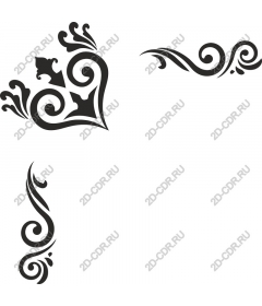  Elegant set of decorations