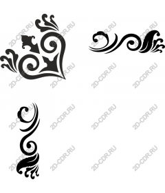  Elegant collection of Flourish Black