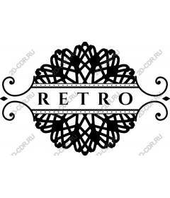  Ретро - Элегантный цветочный клипарт