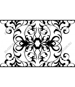  Elegant floral ornament