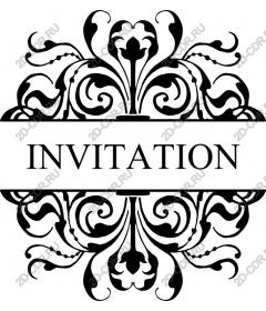 Exquisite invitation