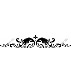 Vintage decorative flourish