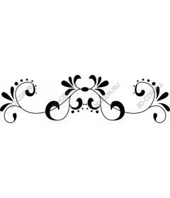  Elegant floral pattern