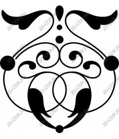Intricate black and white pattern
