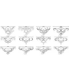  Collection of decorative ornaments