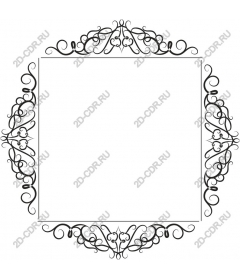  Elegant black decor frame