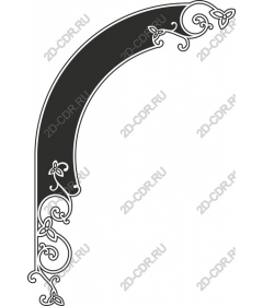  Elegant floral decorative frame