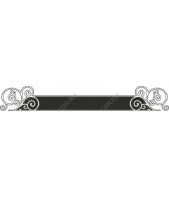 Exquisite decorative border