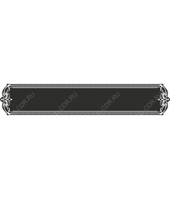  Elegant vintage decorative border