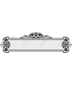 Elegant vintage decorative frame