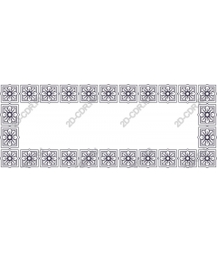  Elegant floral border
