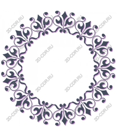  Elegant floral frame