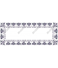  Elegant floral border