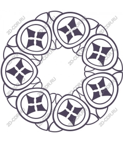  Elegant round decorative