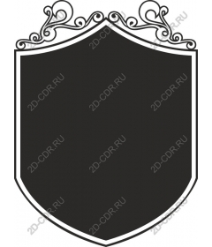  Elegant vintage shield