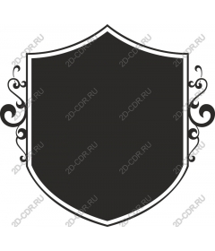  Elegant emblem shield