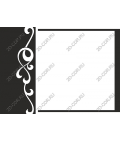  Elegant blooming frame