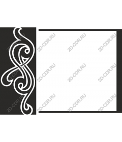  Elegant decorative curl