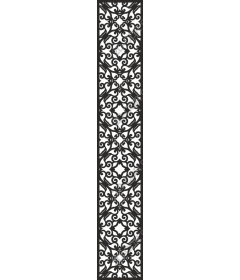 Vintage ornamental border Clipart