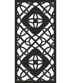  Elegant geometric pattern in black and white