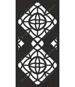  Elegant geometric diamond pattern