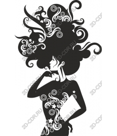 Floral elegance Woman