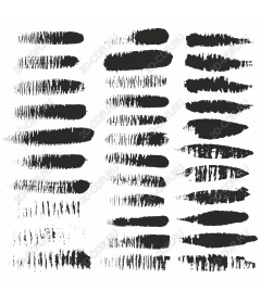 Set of brush strokes "Grunge"