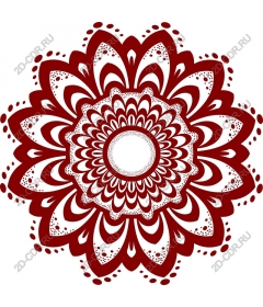 Ornamental mandala - intricate floral pattern