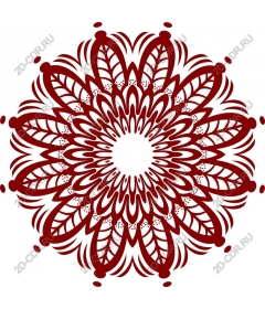 Leaf mandala