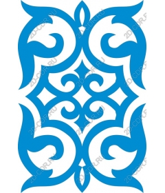  Elegant blue ornament