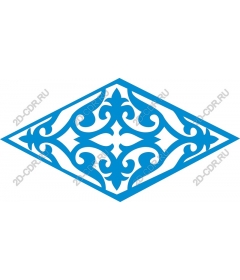  Elegant pattern of blue diamonds