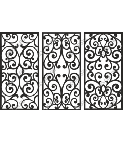  Elegant set of ornamental patterns
