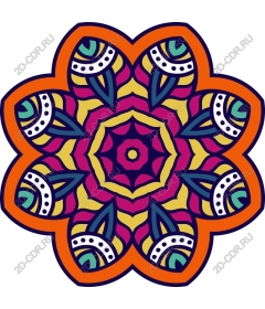 Floral mandala