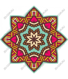 Geometric Star Mandala