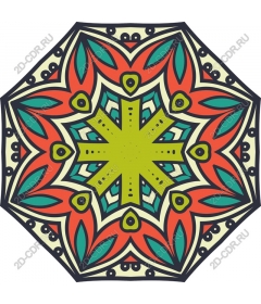 Octagonal mandala