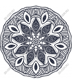  Elegant intricate mandala